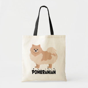 Pommern Mamma Pom Puppy Hund Rädding Tygkasse