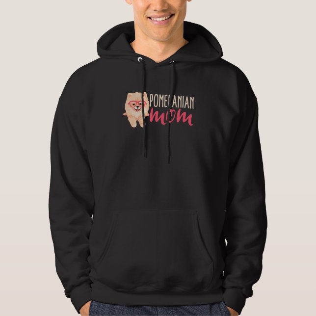 Pommern Mamma Pommern Hoodie (Framsida)
