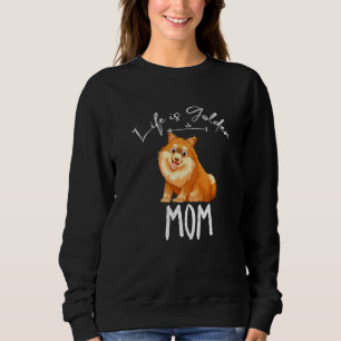Pommern Mamma säger att livet är Golden Coola Gold T Shirt