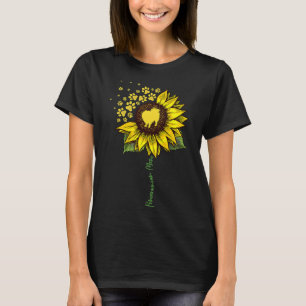 Pommern Mamma Solros Pommern Hund Mamma T Shirt