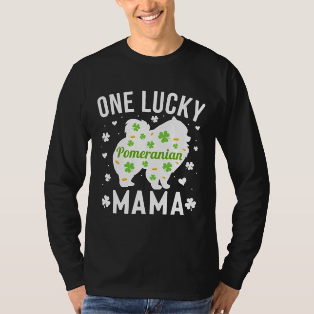 Pommern Mamma St patricks day T Shirt (Framsida)