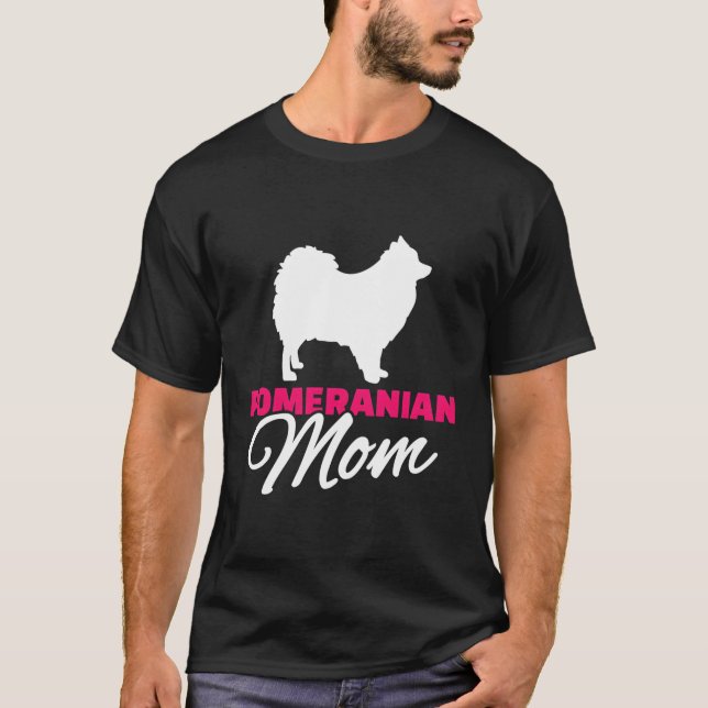 Pommern Mamma T Shirt (Framsida)