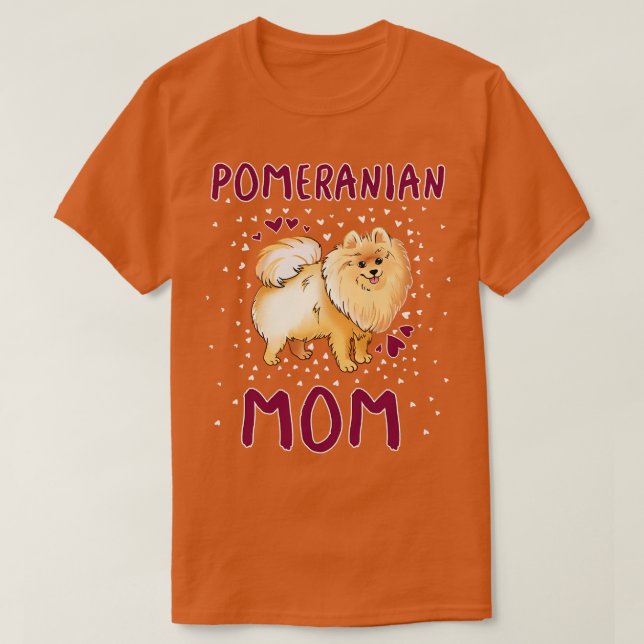 Pommern Mamma T Shirt (Design framsida)