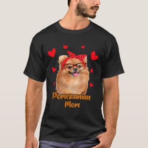 Pommern Mamma Valentines day Hund Mamma Mor dag W T Shirt