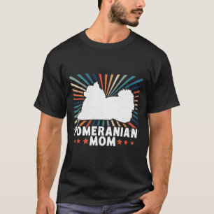 Pommern Mamma Vintage Pommern Hundägare T Shirt