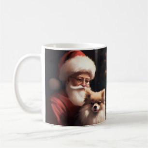 Pommern med Jultomten julafton Kaffemugg