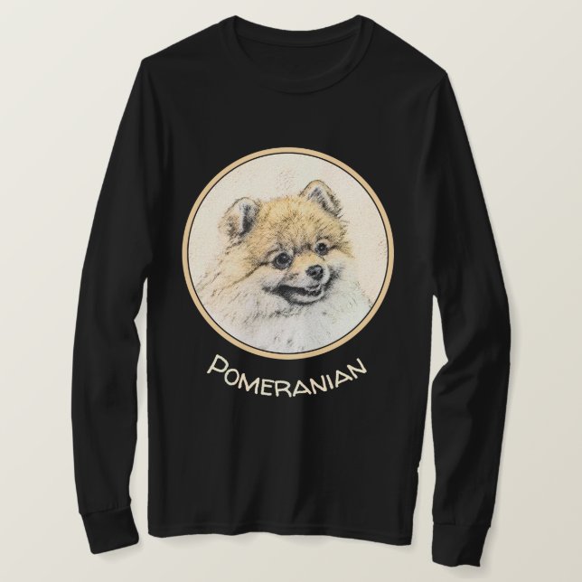 Pommern (Orange) - Originalkonst T Shirt (Design framsida)