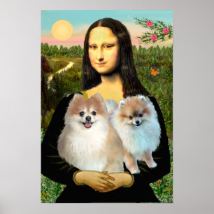 Pommern Pair 3 - Mona Lisa Poster