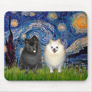 Pommern Pair (B+W)-Starry Natt Musmatta