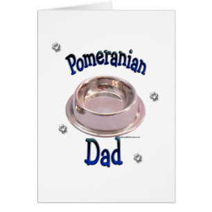Pommern Pappa Hälsningskort