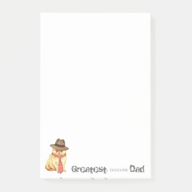 Pommern Pappa Post-it Block (Framsida)