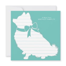 Pommern Pom Hund Puppy - tackkort