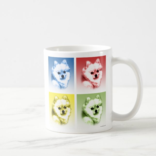 Pommern Pop Art Kaffemugg (Höger)