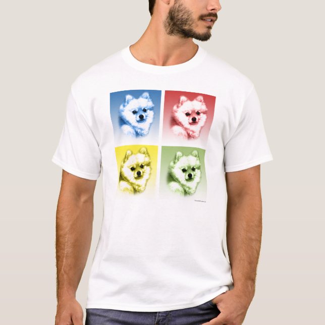 Pommern Pop Art Tee (Framsida)