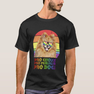 Pommern Pro Choice Pro Feminism Pro Hundar Lgbtq T Shirt