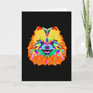 Pommern Puppy Wpap Pap Art Kort