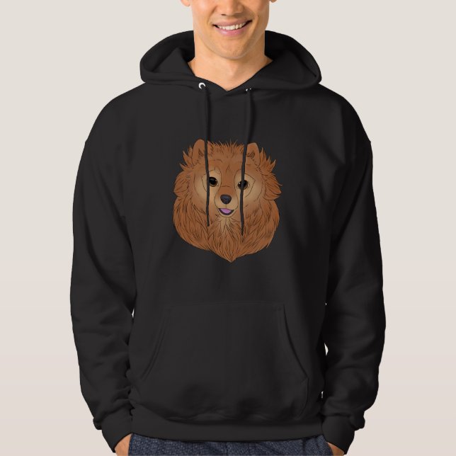 Pommern Red Hoodie (Framsida)