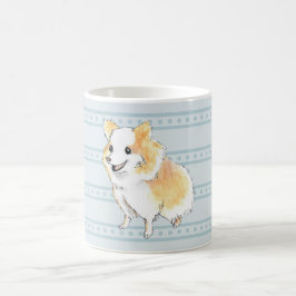 Pommern Sitta Watercolor in Blue Kaffemugg