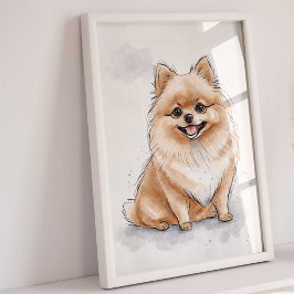 Pommern | Skriv ut Hund | Skriv ut Hund Poster