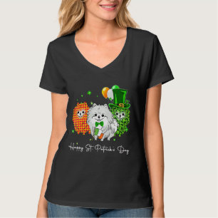 Pommern St patricks day Boys Kids Girls Shamroc T Shirt