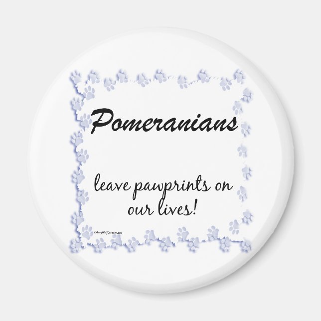 Pommern-Tassavtryck - Anpassade Magnet (Framsidan)