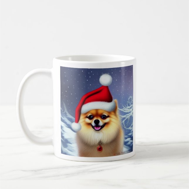 Pommern, tomten, julkaffet Mugg (Vänster)