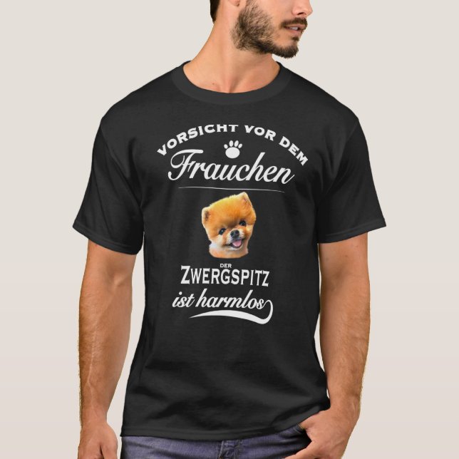 Pommern Tshirts - Pommern Hund - Pommern P (Framsida)