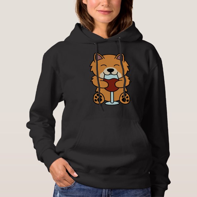Pommern Vin Älskare T Shirt (Framsida)