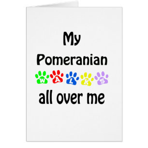 Pommern Walks Design Hälsningskort
