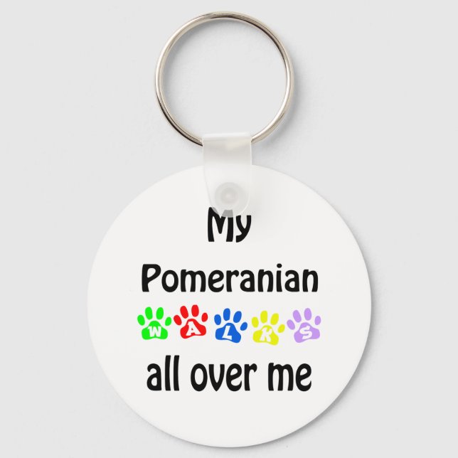 Pommern Walks Design Nyckelring (Framsida)