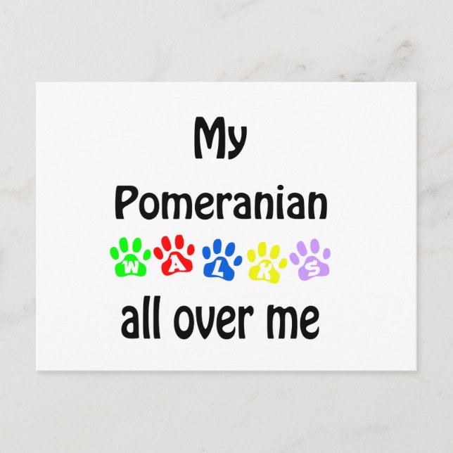 Pommern Walks Design Vykort (Framsida)