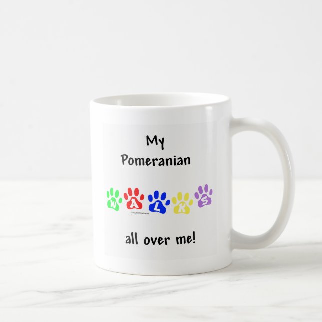 Pommern Walks över mig Kaffemugg (Höger)