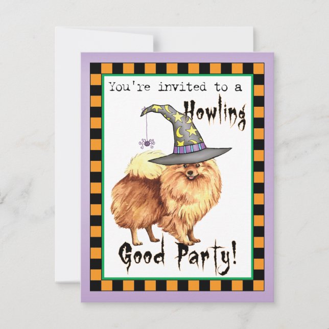 Pommern Witch-inbjudan (Framsida)