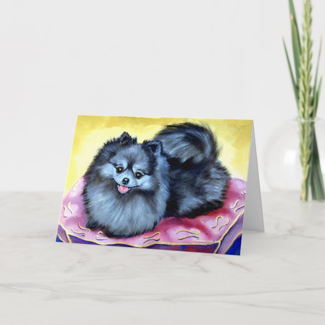 Pommerns hälsningskort kort (Framsida)