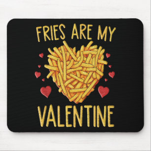Pommes Frites Är Min Alla Hjärtans Dag Musmatta