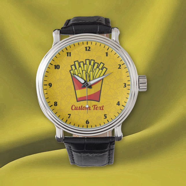 Pommes Frites Armklocka Armbandsur (Skapare uppladdad)