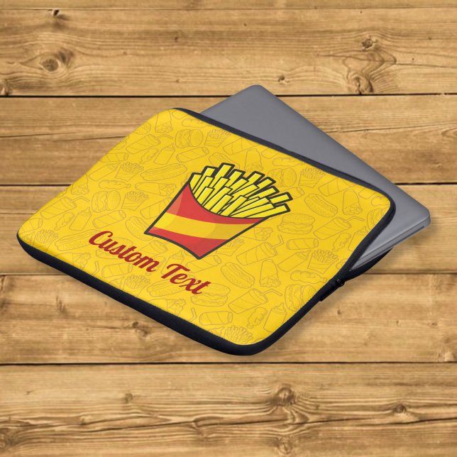 Pommes Frites Bärbar Datorfodral (Skapare uppladdad)