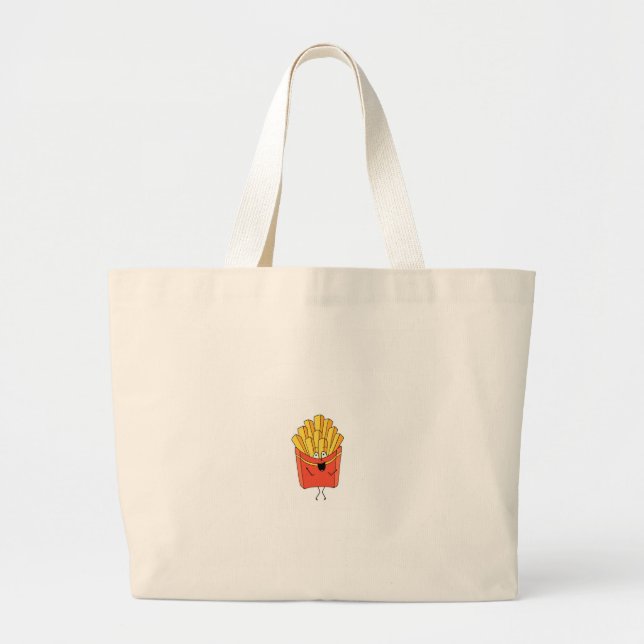 Pommes frites, chips, het chips-tema jumbo tygkasse (Framsidan)