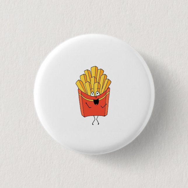 Pommes frites, chips, hette chips tema knapp (Framsida)