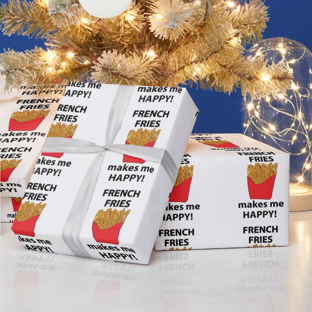 Pommes Frites Gör Mig Glad Pommes Frites Presentpapper (Helgdagar)