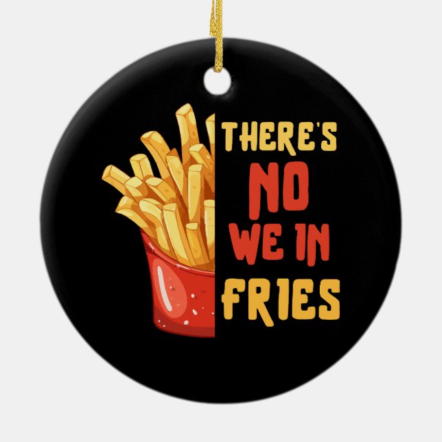 pommes frites julgransprydnad keramik (Baksidan)