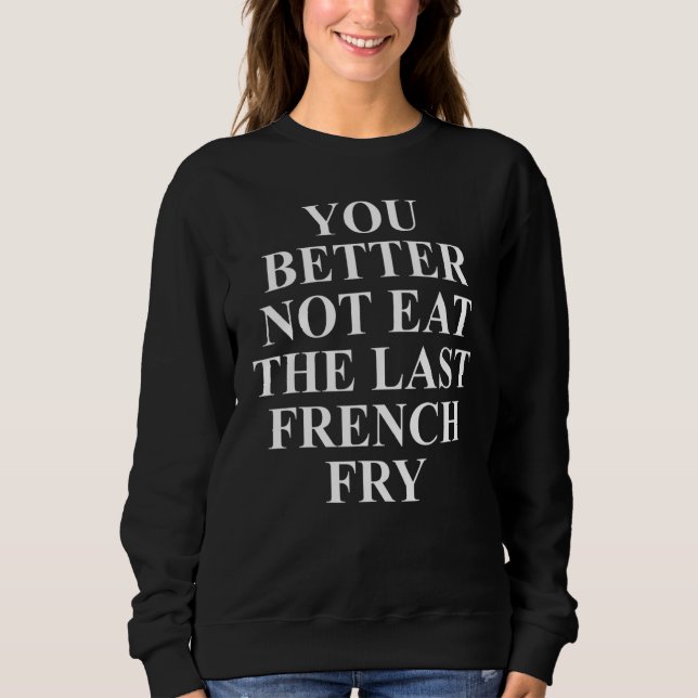 Pommes Frites Kläder  Unik  Frites Design T Shirt (Framsida)