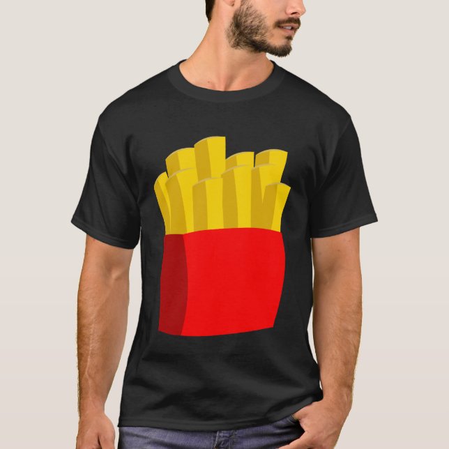 Pommes Frites-kostym T Shirt (Framsida)