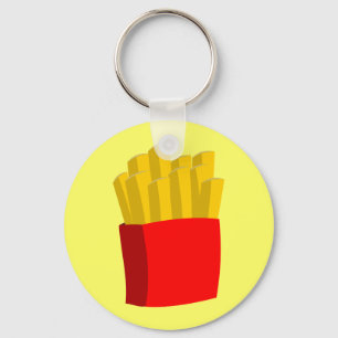 Pommes frites nyckelring