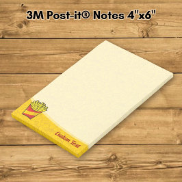 Pommes frites post-it block