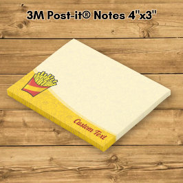 Pommes frites post-it block