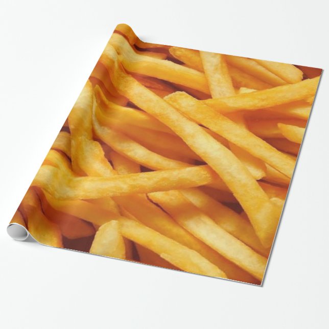 Pommes frites presentpapper (Utrullad)