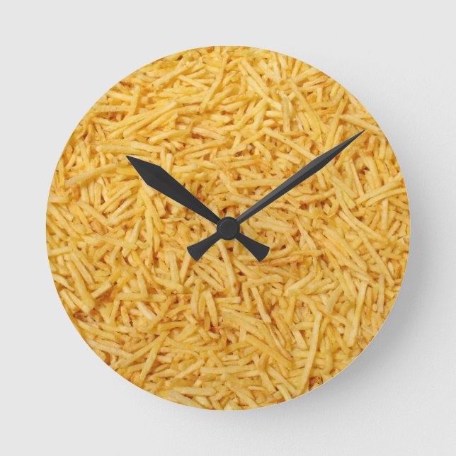 Pommes frites rund klocka (Framsida)
