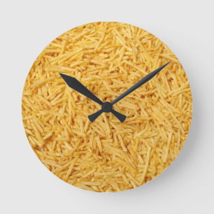 Pommes frites rund klocka