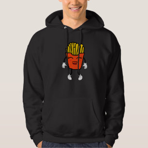 Pommes Frites Söt Kostym för Barn Småbarn BFF Bror Hoodie